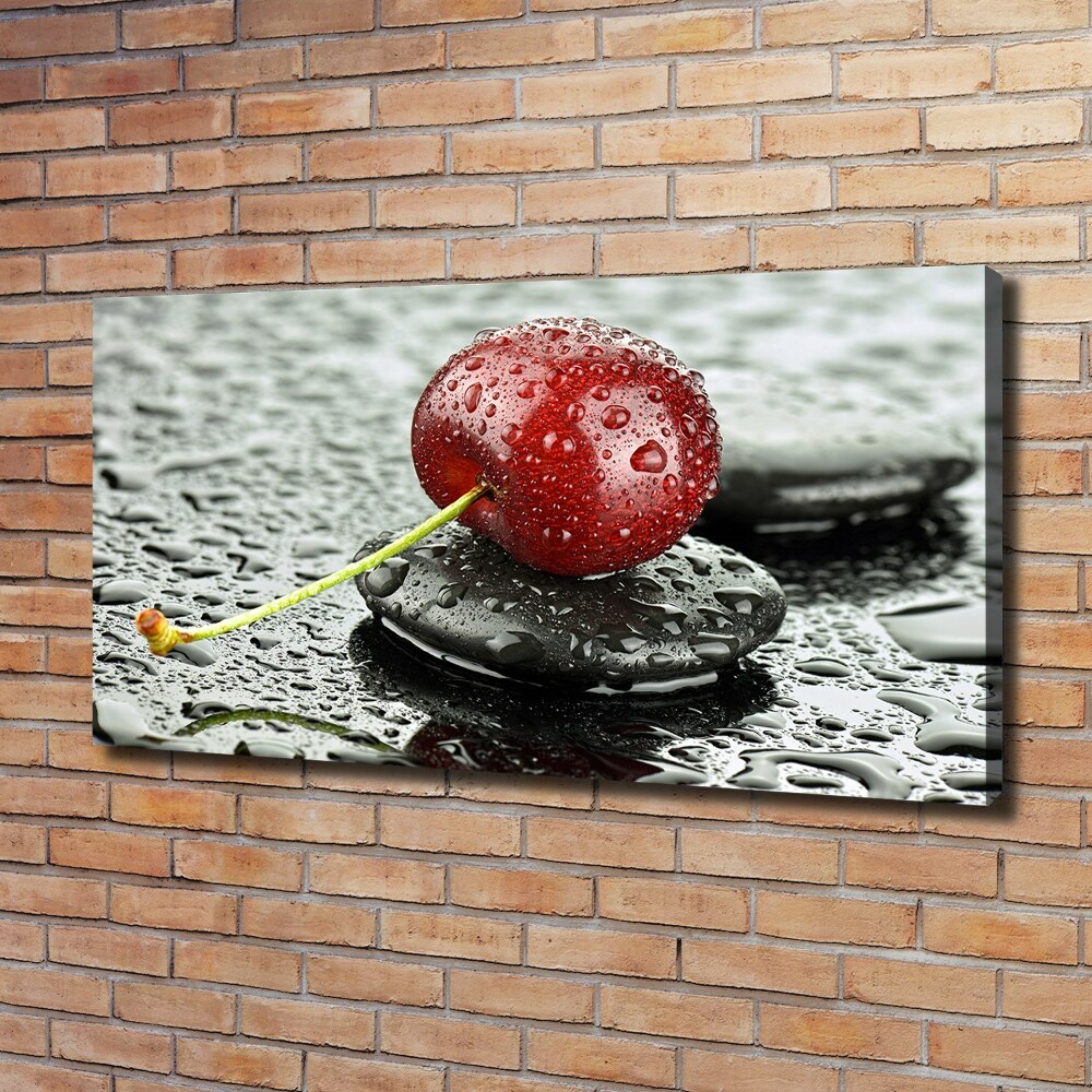 Tableau photo sur toile Cerise sous la pluie