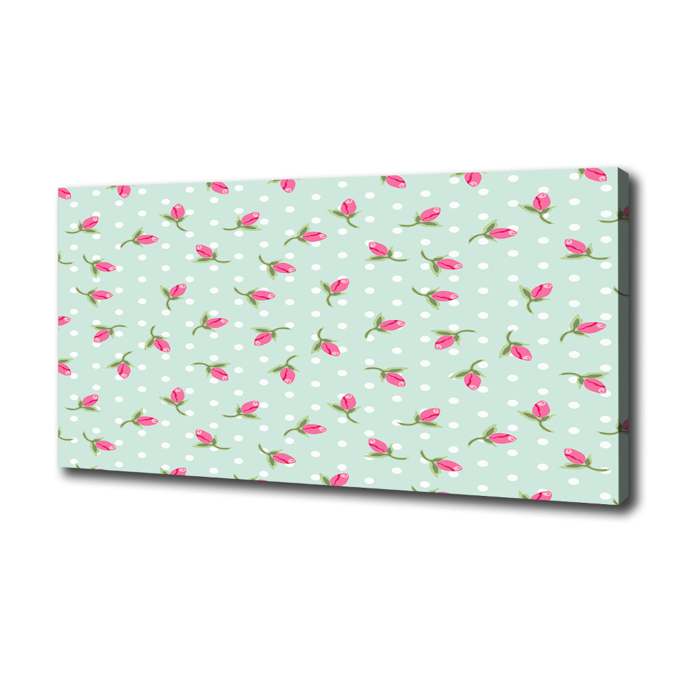 Tableau toile imprimée Roses design