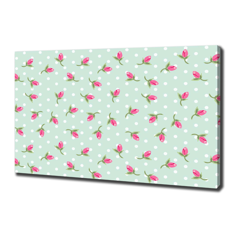 Tableau toile imprimée Roses design