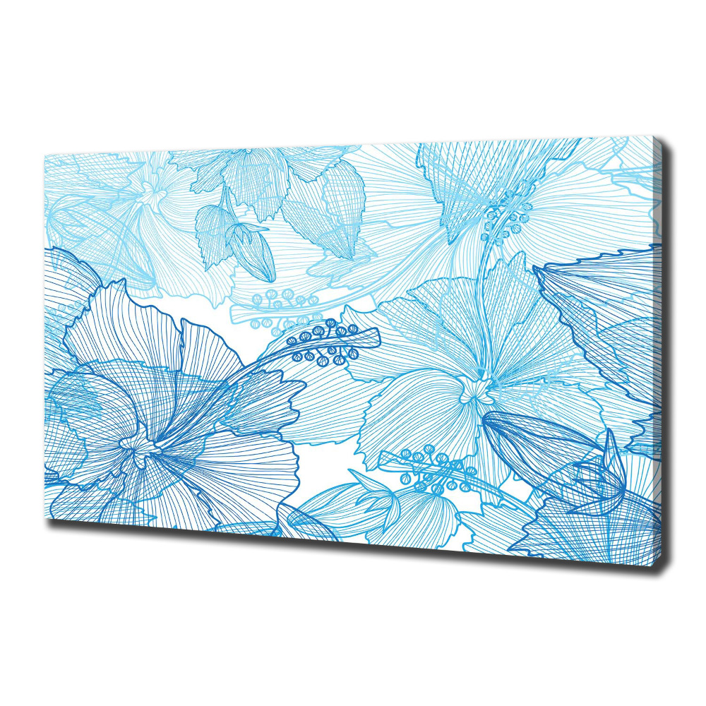 Tableau imprimé sur toile Fleurs hawaïennes