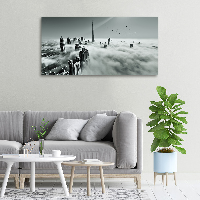 Tableau sur toile Brouillard sur Dubaï