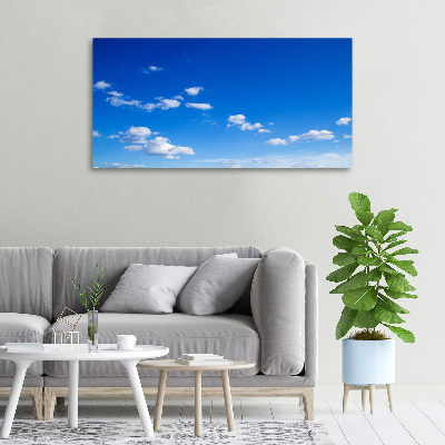 Tableau photo sur toile Les nuages dans le ciel