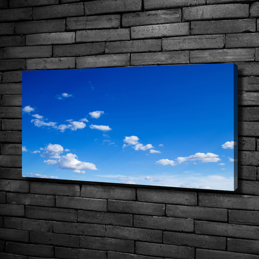 Tableau photo sur toile Les nuages dans le ciel