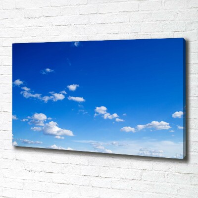 Tableau photo sur toile Les nuages dans le ciel