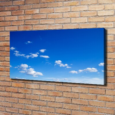 Tableau photo sur toile Les nuages dans le ciel