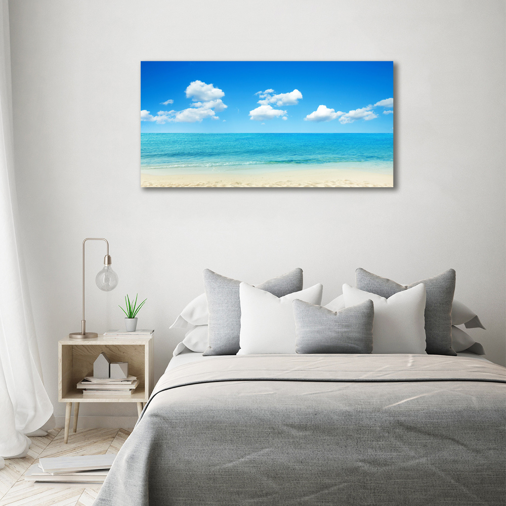 Tableau imprimé sur toile Plage du paradis