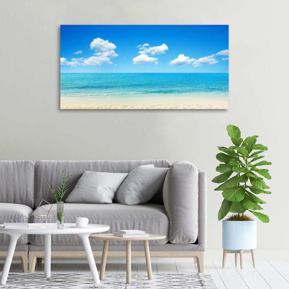 Tableau imprimé sur toile Plage du paradis