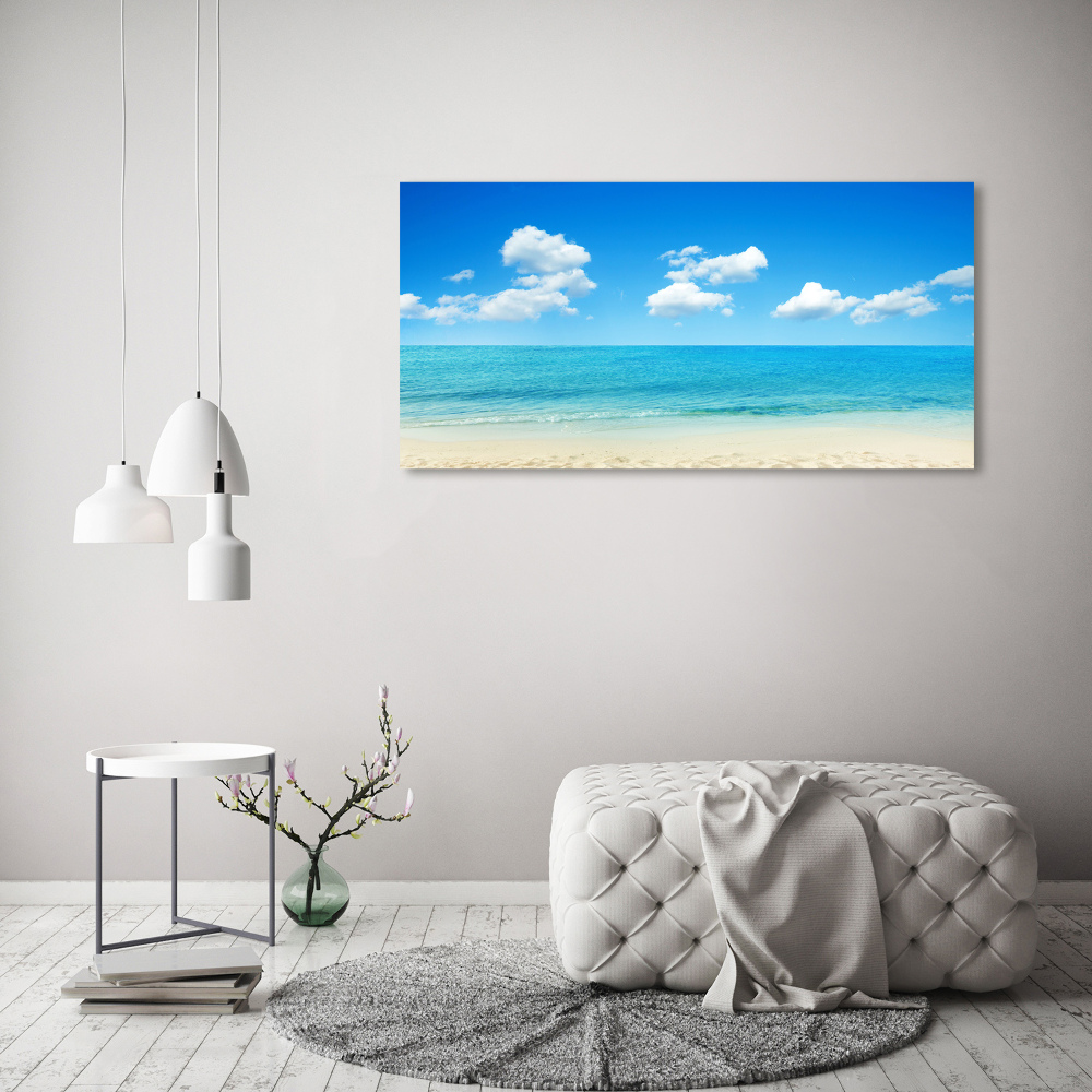 Tableau imprimé sur toile Plage du paradis