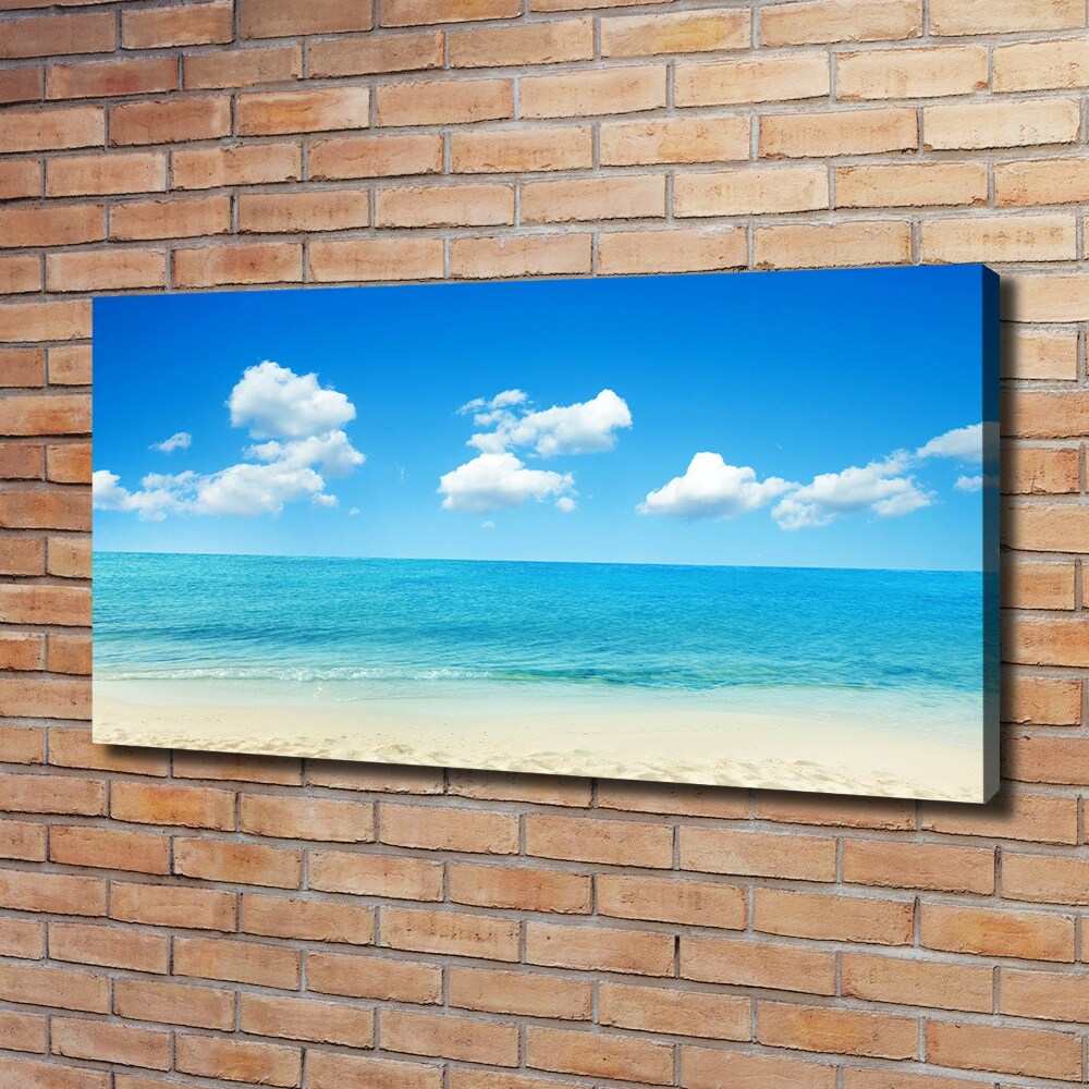 Tableau imprimé sur toile Plage du paradis