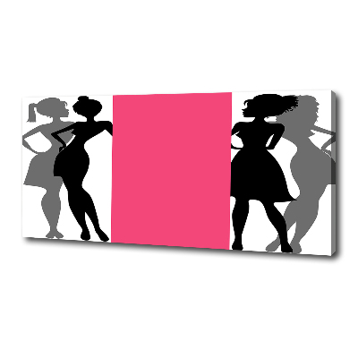 Tableau sur toile Silhouettes féminines