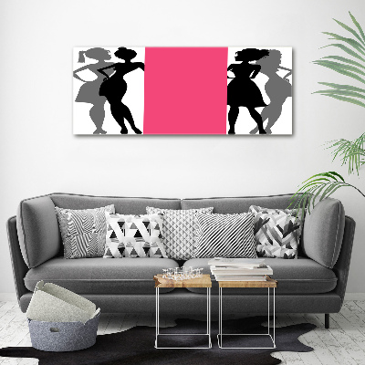 Tableau sur toile Silhouettes féminines