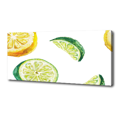 Tableau photo sur toile Citron et citron vert