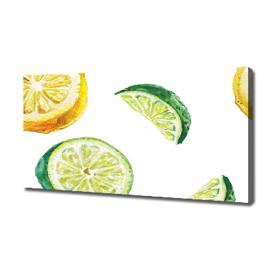 Tableau photo sur toile Citron et citron vert