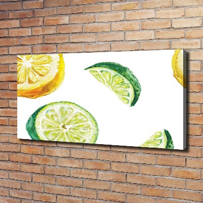 Tableau photo sur toile Citron et citron vert