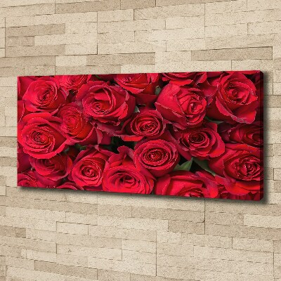 Tableau mural sur toile Roses rouges