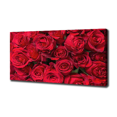 Tableau mural sur toile Roses rouges