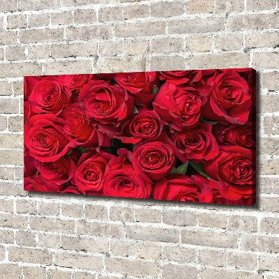 Tableau mural sur toile Roses rouges