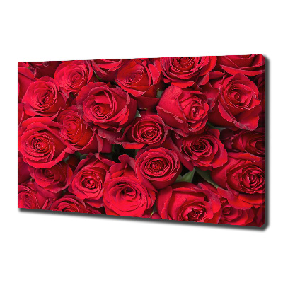 Tableau mural sur toile Roses rouges