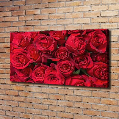 Tableau mural sur toile Roses rouges