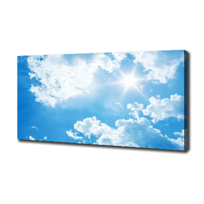 Tableau mural sur toile Les nuages dans le ciel