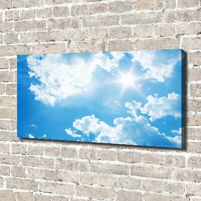 Tableau mural sur toile Les nuages dans le ciel