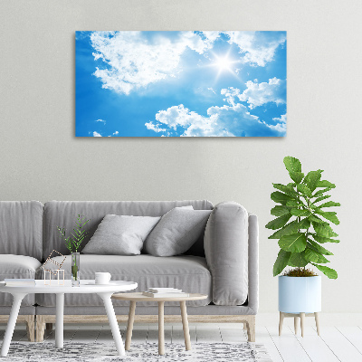 Tableau mural sur toile Les nuages dans le ciel