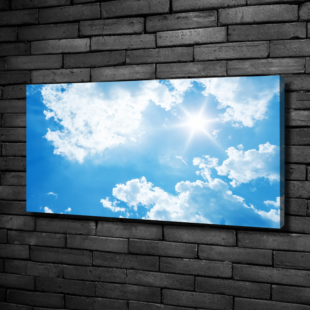 Tableau mural sur toile Les nuages dans le ciel