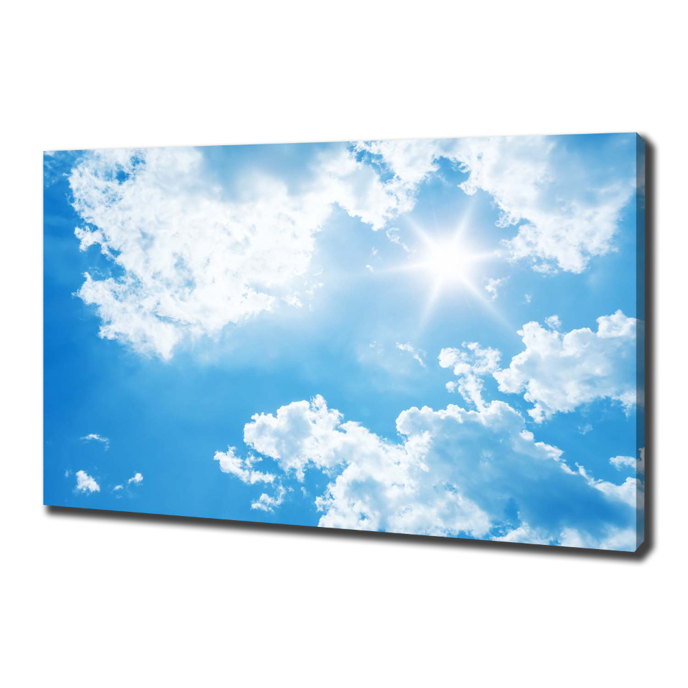 Tableau mural sur toile Les nuages dans le ciel