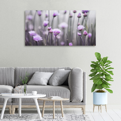 Tableau sur toile Fleurs de ciboulette