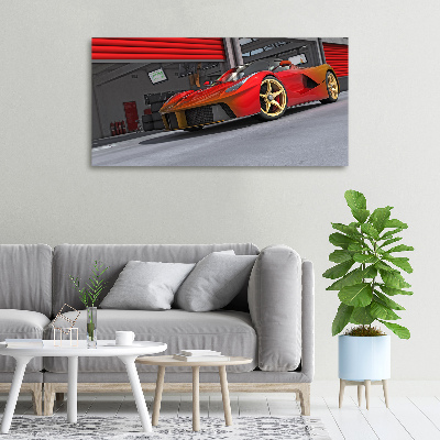 Tableau imprimé sur toile Voiture de course