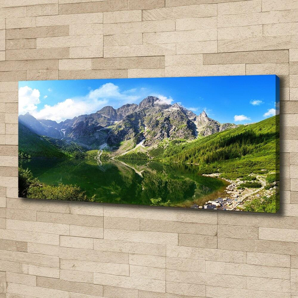 Tableau toile imprimée Oeil moral Tatras