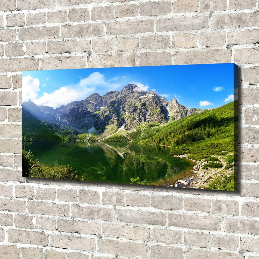 Tableau toile imprimée Oeil moral Tatras