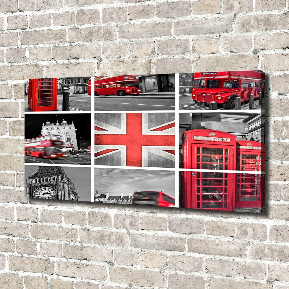 Tableau imprimé sur toile Collage Londres