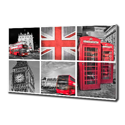 Tableau imprimé sur toile Collage Londres