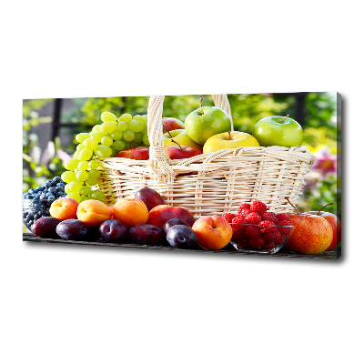 Tableau imprimé sur toile Corbeille de fruits