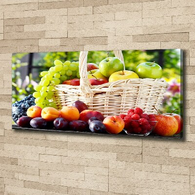 Tableau imprimé sur toile Corbeille de fruits