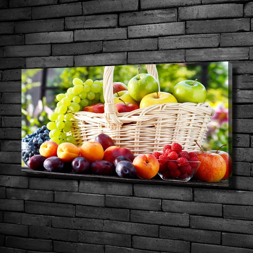 Tableau imprimé sur toile Corbeille de fruits