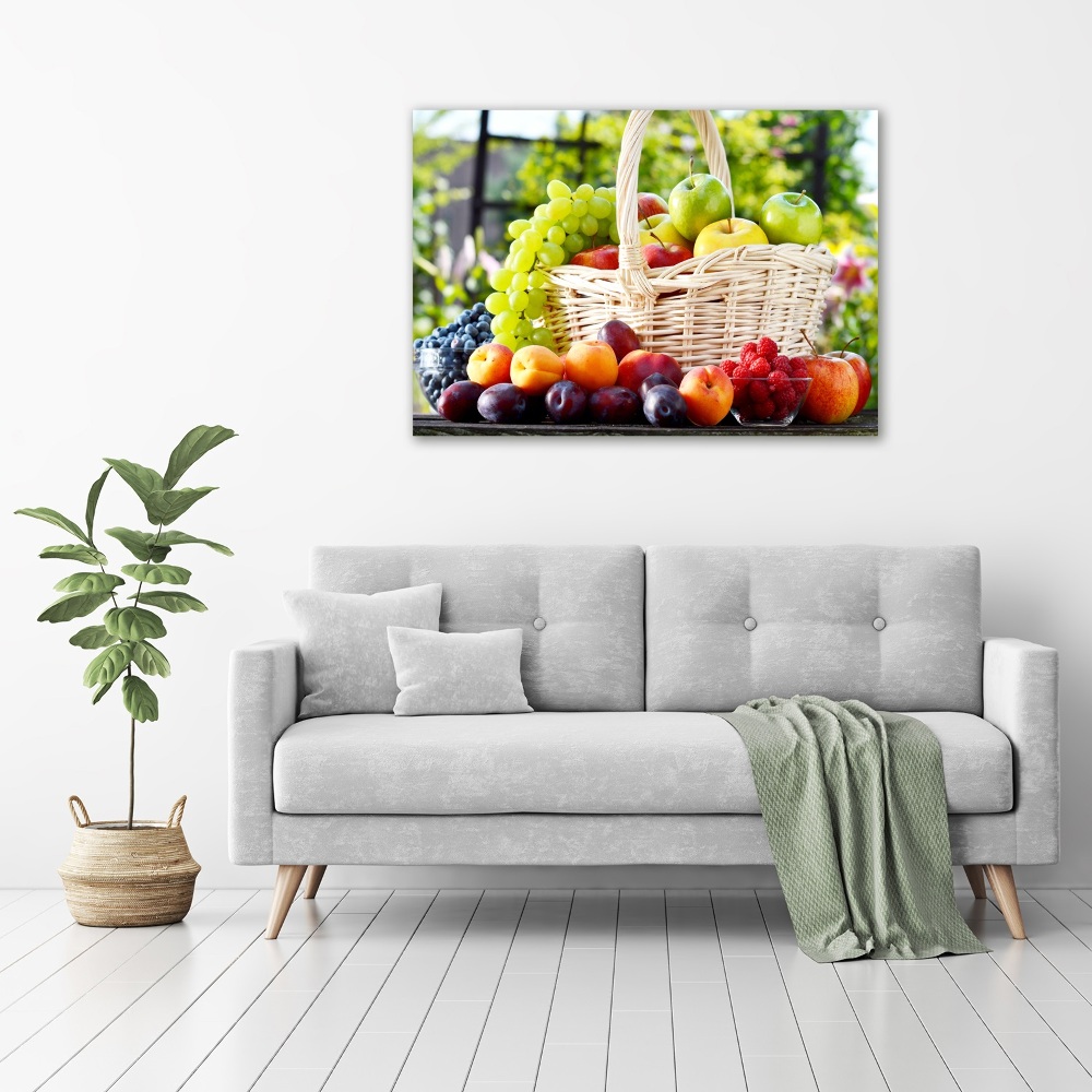 Tableau imprimé sur toile Corbeille de fruits