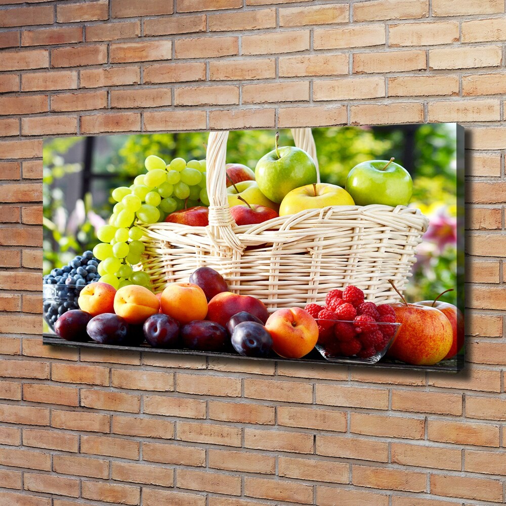 Tableau imprimé sur toile Corbeille de fruits