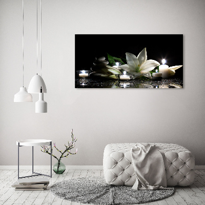 Tableau photo sur toile Lys blanc