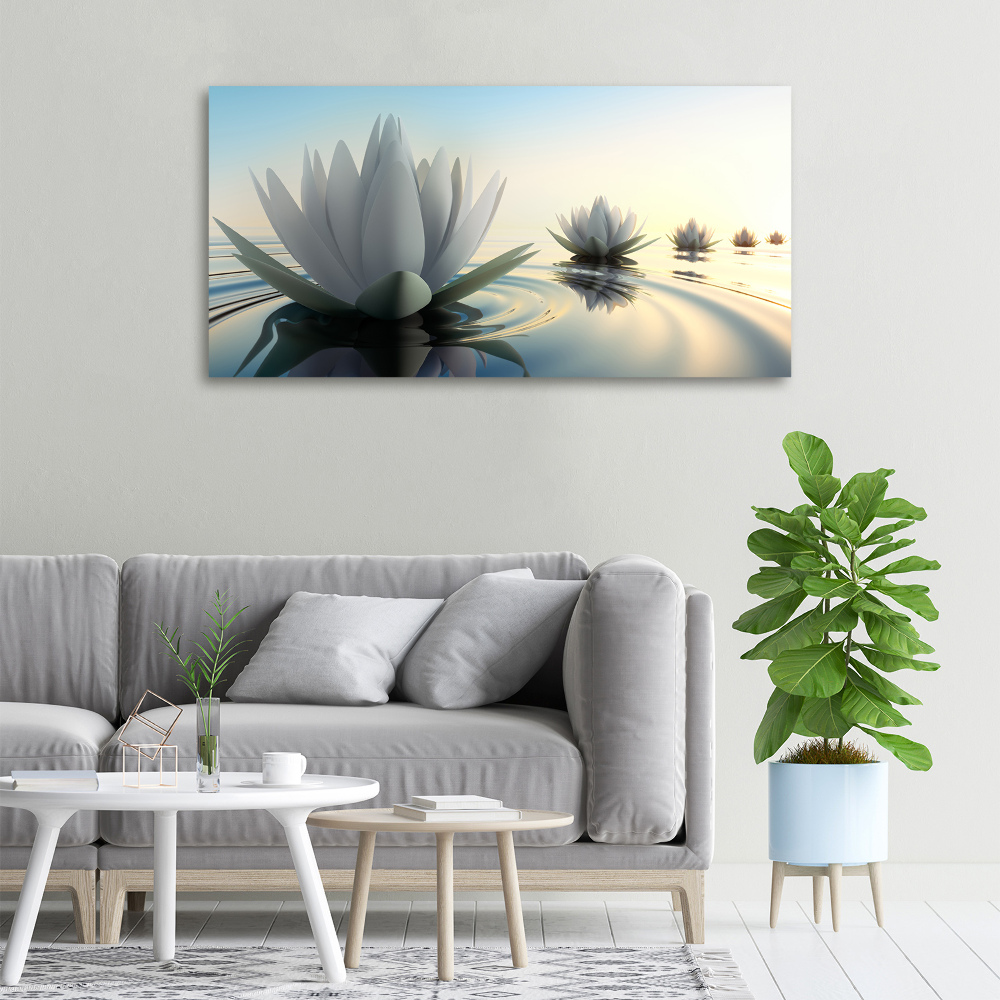 Tableau imprimé sur toile Fleur de lotus