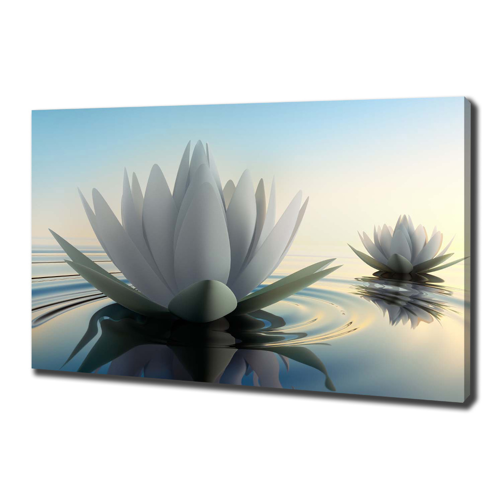 Tableau imprimé sur toile Fleur de lotus