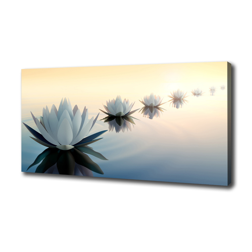 Tableau photo sur toile Fleurs de lotus