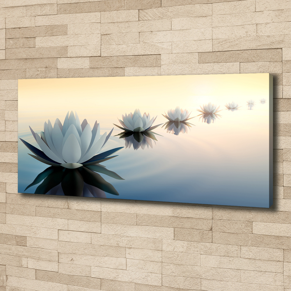 Tableau photo sur toile Fleurs de lotus