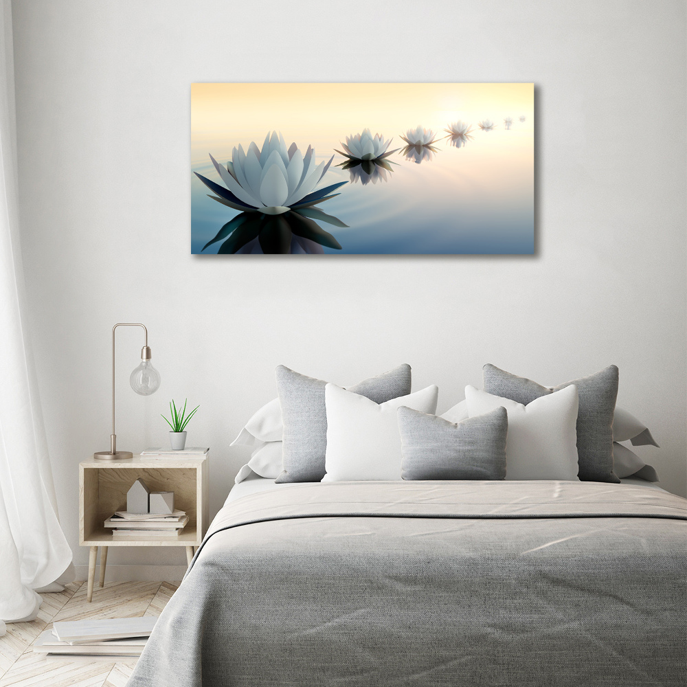 Tableau photo sur toile Fleurs de lotus