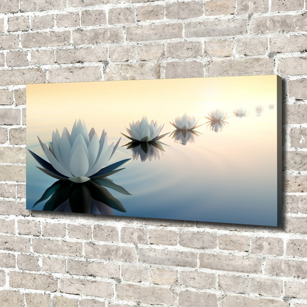 Tableau photo sur toile Fleurs de lotus