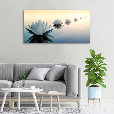 Tableau photo sur toile Fleurs de lotus