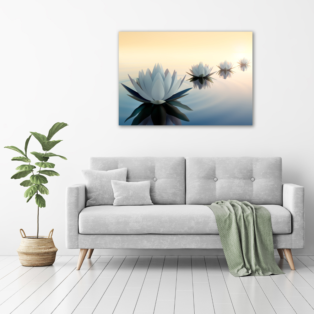 Tableau photo sur toile Fleurs de lotus