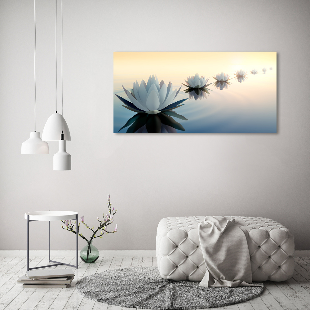 Tableau photo sur toile Fleurs de lotus