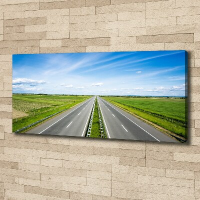 Tableau sur toile Autoroute